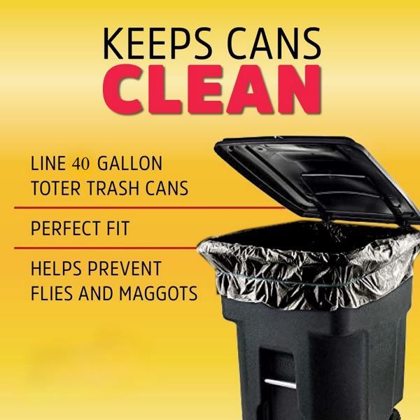 40 Gallon Heavy Duty Trash Bags