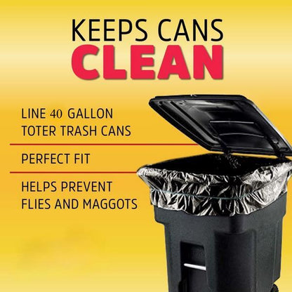 40 Gallon Heavy Duty Trash Bags