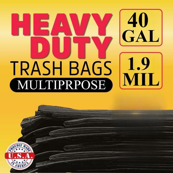 40 Gallon Heavy Duty Trash Bags