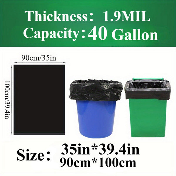 40 Gallon Heavy Duty Trash Bags